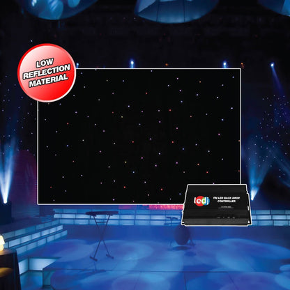 LEDJ PRO Starcloth System 8m x 4m Tri LED
