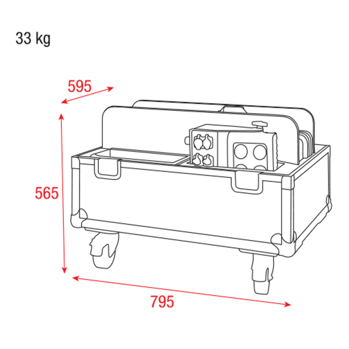 Showgear Case for Helix M1000/M1100