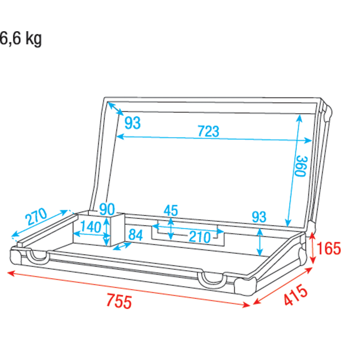 Showgear Case for Showmaster 48