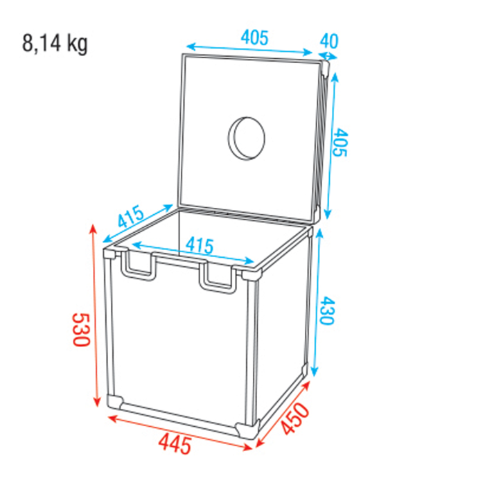 Showgear Case for 40cm Mirrorball