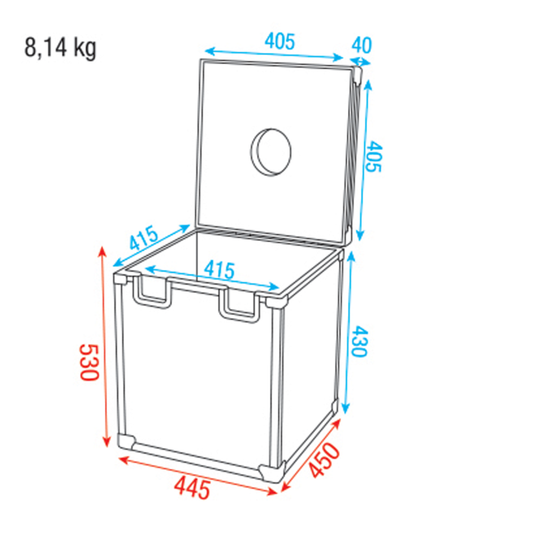 Showgear Case for 40cm Mirrorball
