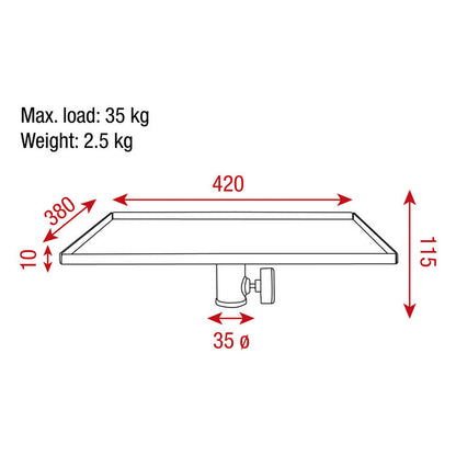 Showgear Tray for 35mm stand