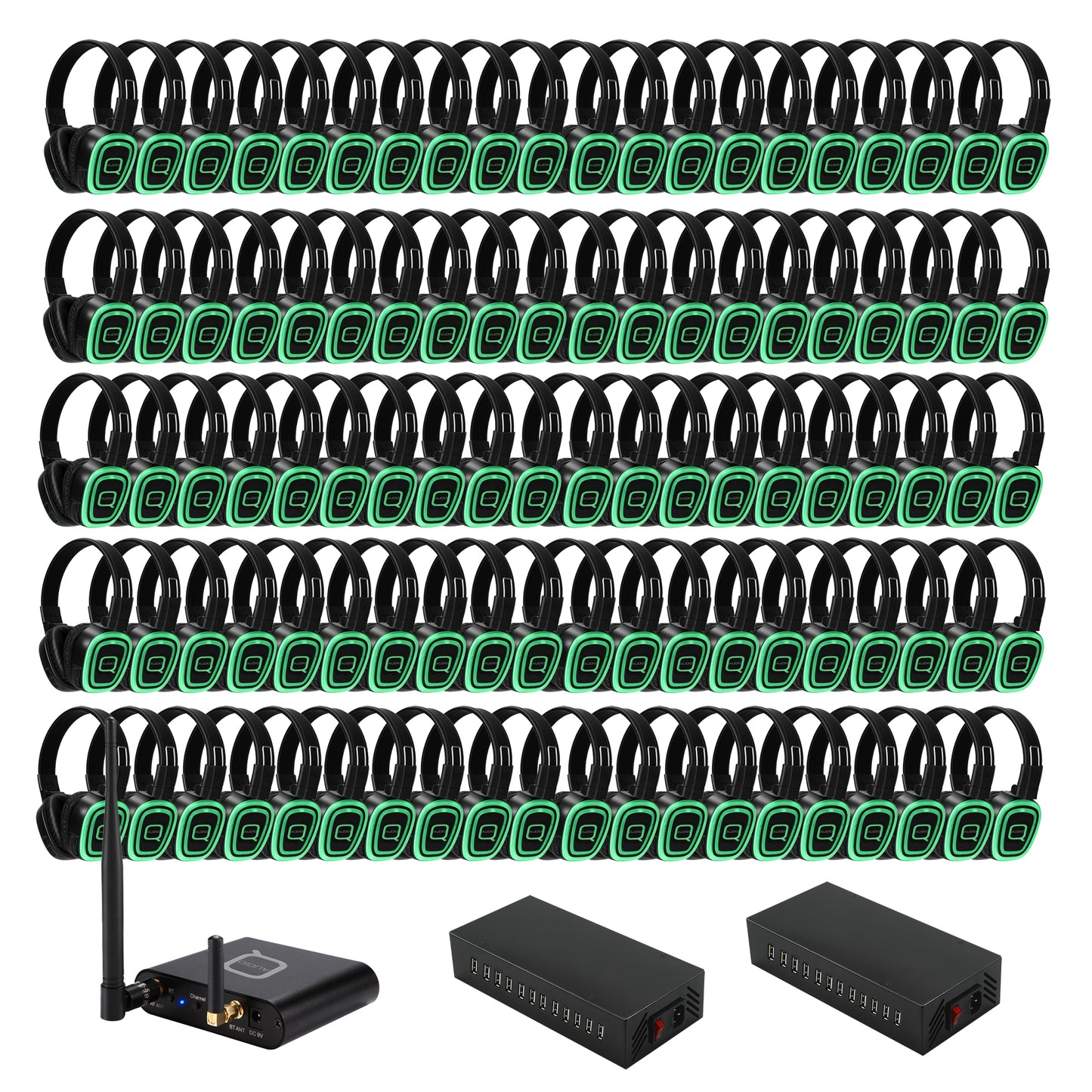 100 Way Silent Disco Bundle