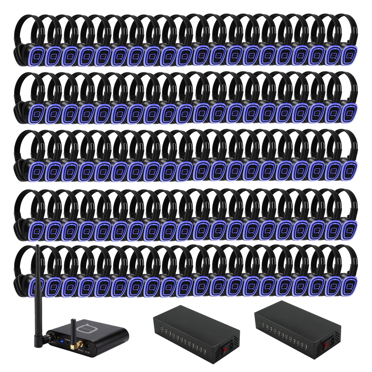 100 Way Silent Disco Bundle