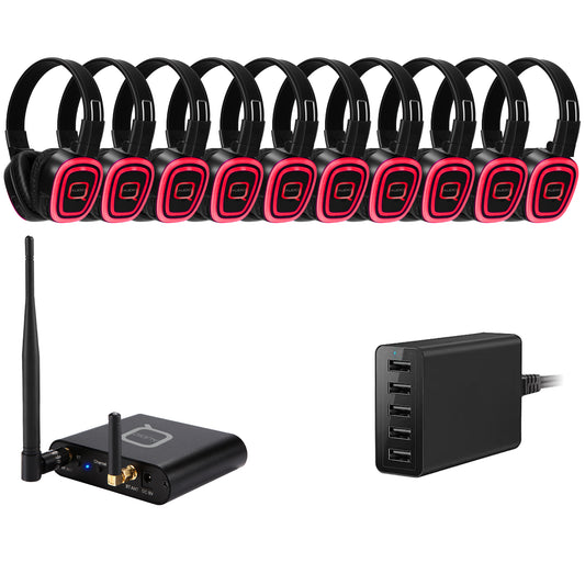 10 Way Silent Disco Bundle