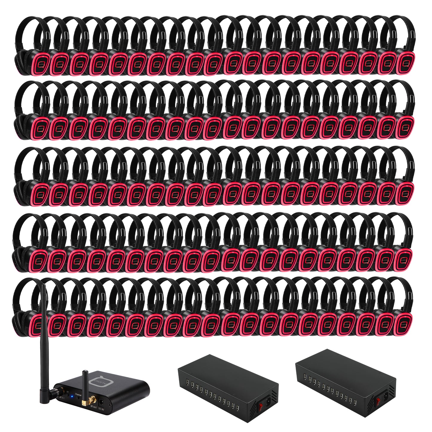100 Way Silent Disco Bundle